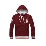 polo hoodie ralph lauren veste mode skinny slim trois big pony siamois rouge